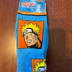 Naruto Shippuden Character Socks - Blue and Orange